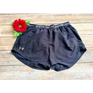 UNDER ARMOUR BLACK RUNNING SHORT